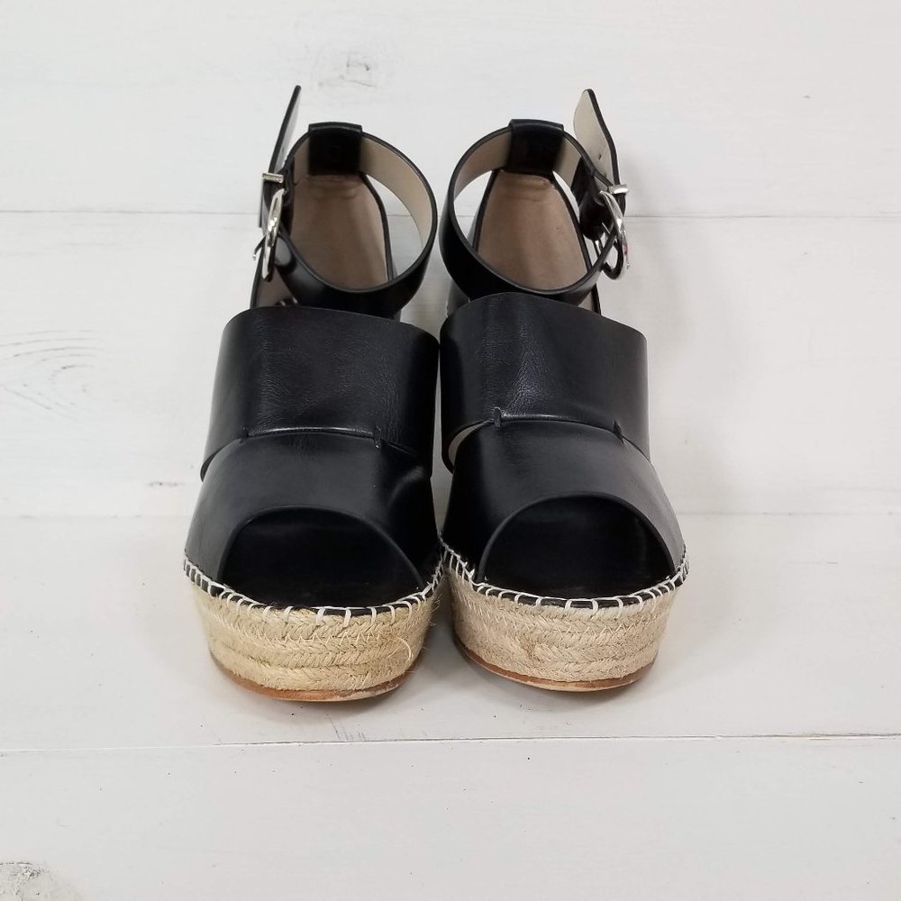 Zara Basic Collection Espadrille Wedges Size 8.5